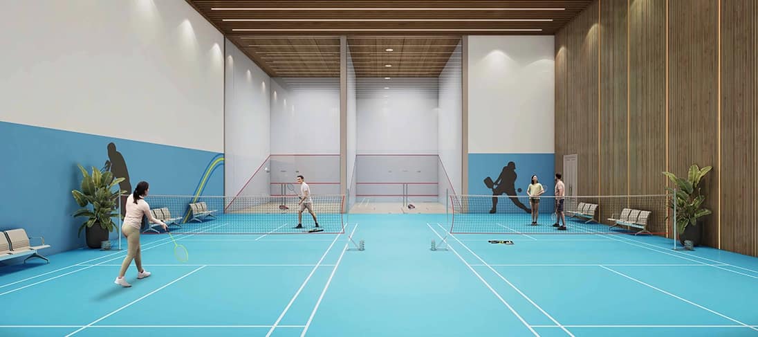 Badminton & Squash Courts